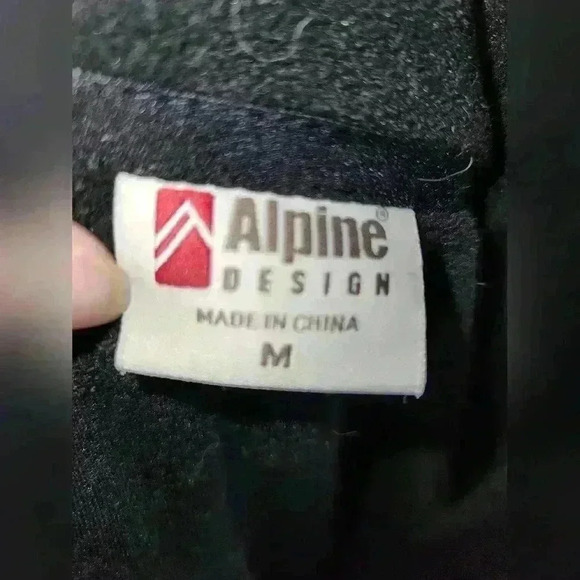 Alpine Design Black Fleece Pullover - Picture 3 of 7